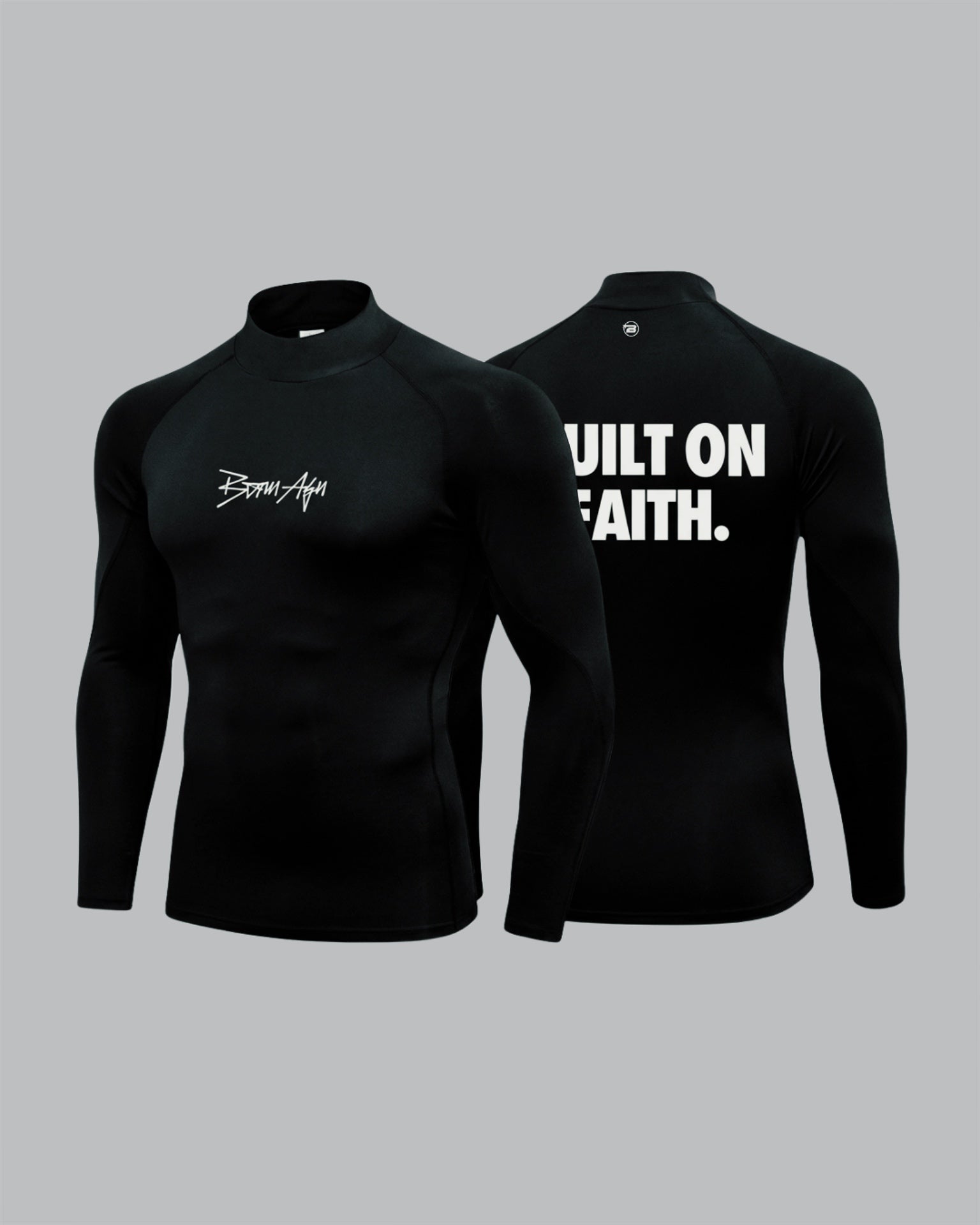 BUILT BY FAITH LONG SLEEVE COMPRESSION TOP