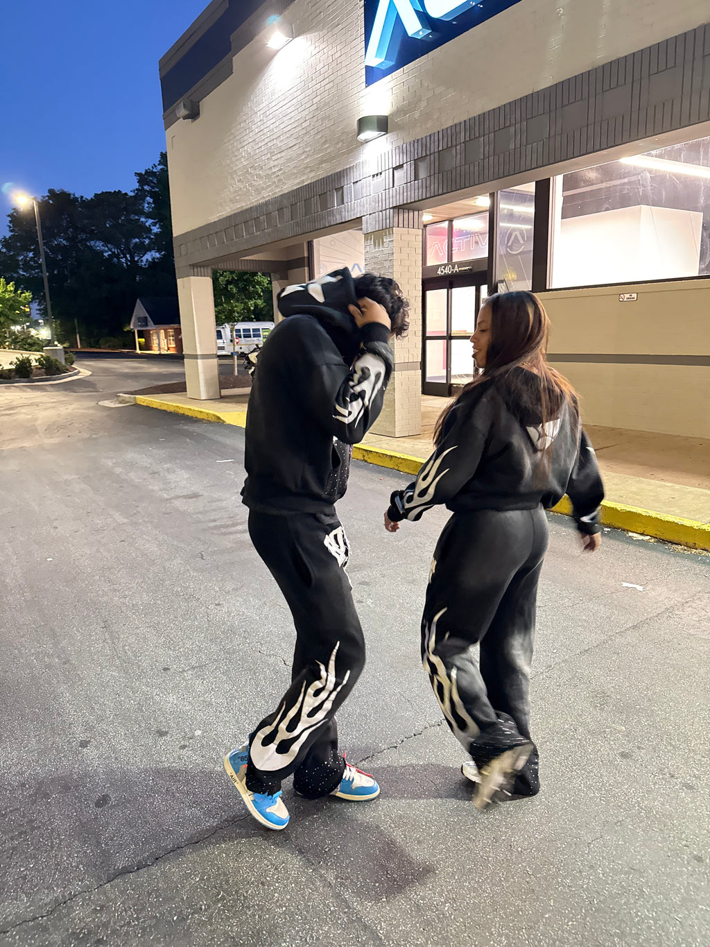 Born Agn Wide Leg Sweatpants