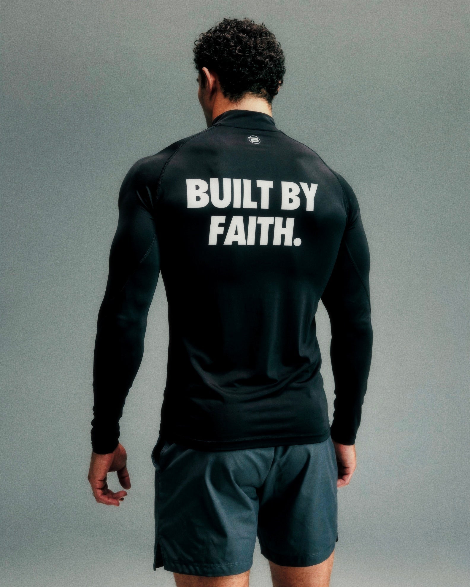 BUILT BY FAITH LONG SLEEVE COMPRESSION TOP